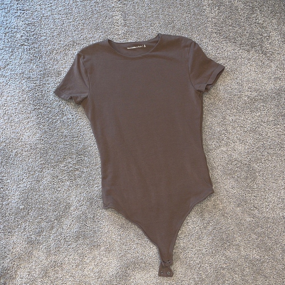 Brown Abercrombie bodysuit